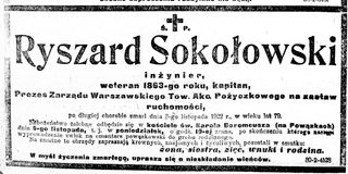 Zdjęcie powstańca styczniowego Ryszard Sokłowski