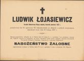 Łojasiewicz Ludwik  ( - 1897) 