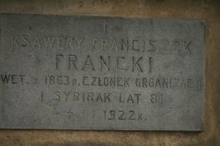 Zdjęcie powstańca styczniowego Franciszek Ksawery Francki