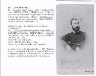 Zdjęcie powstańca styczniowego  Grochowski
