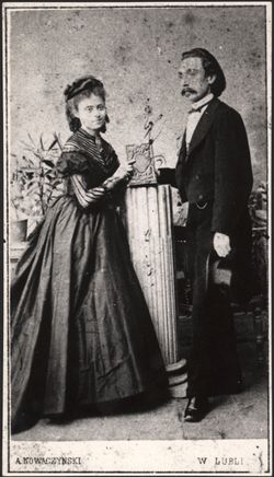 Michał Kelles-Krauz z żoną