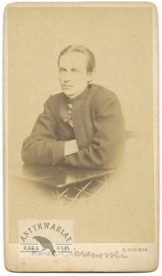 Zdjęcie powstańca styczniowego Karol Cieszewski