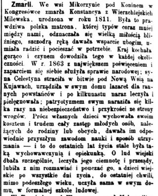 Zdjęcie powstańca styczniowego Konstancja Milewska