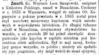 Zdjęcie powstańca styczniowego Wojciech Leon  Smugowski 