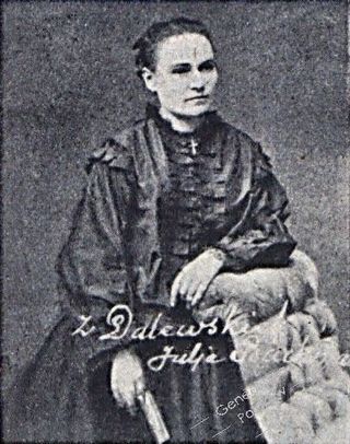 Zdjęcie powstańca styczniowego Julia Dalewska