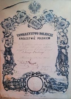 Patent Towarzystwa Rolniczego