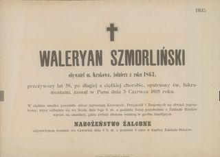 Zdjęcie powstańca styczniowego Walerian Szmorliński