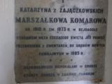 Bejsagoła. Komarowa Katarzyna z Zajączkowskich Marszałkowa. ur. 1810- 1873  w Bejszagole.