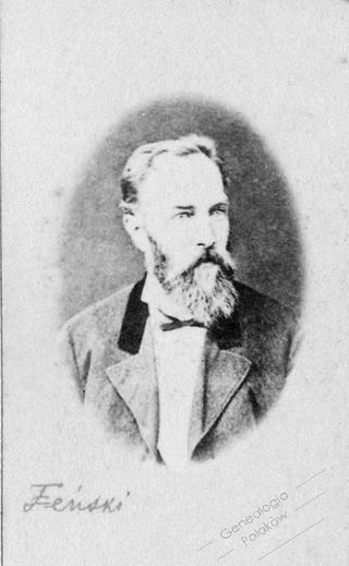 Zdjęcie powstańca styczniowego Aleksander Feński