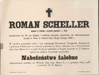 Zdjęcie powstańca styczniowego Roman Wojciech  Scheller 