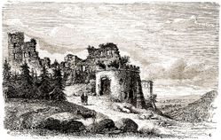 Ruiny zamku w Tęczynku