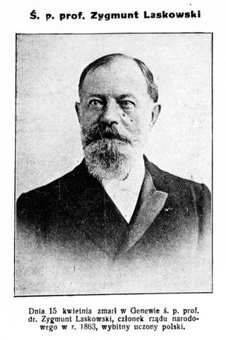 Zdjęcie powstańca styczniowego Zygmunt Władysław  Laskowski