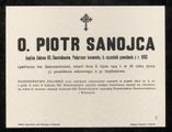 Sanojca Piotr ( - 1914)