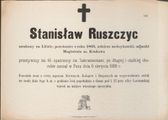 Ruszczyc Stanisław ( - 1888) 