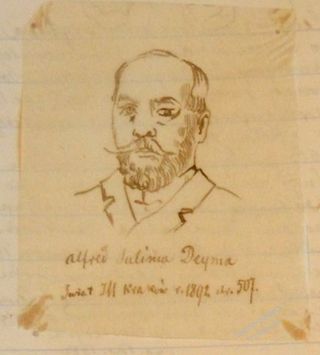 Zdjęcie powstańca styczniowego Alfred Deyma