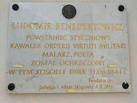 tablica w Mokobodach