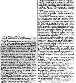 Zdjęcie powstańca styczniowego Wilhelm Wierzbowski