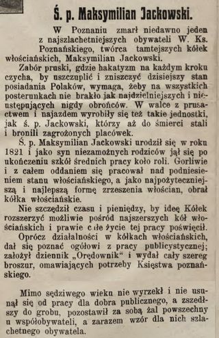 Zdjęcie powstańca styczniowego Maksymilian Jackowski