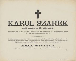 Zdjęcie powstańca styczniowego Karol Szarek