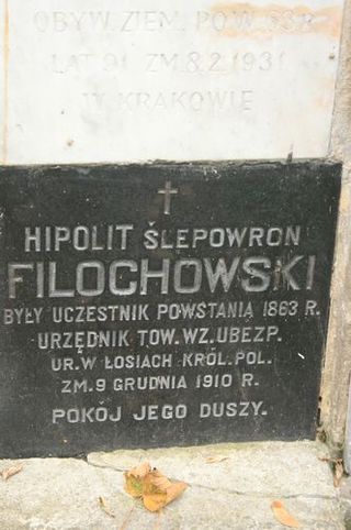 Zdjęcie powstańca styczniowego Hipolit Filochowski