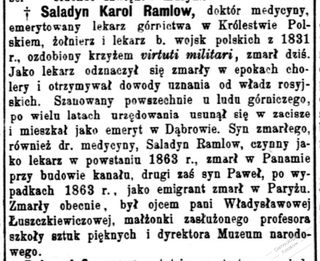 Zdjęcie powstańca styczniowego Paweł Ramlow