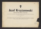 Krzyżanowski Józef