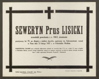 Zdjęcie powstańca styczniowego Sylwester Lisicki