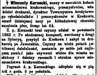 Zdjęcie powstańca styczniowego Wincenty Kornecki