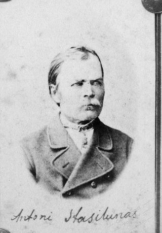 Zdjęcie powstańca styczniowego Antoni Stasilunas