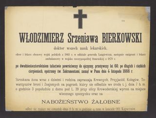 Zdjęcie powstańca styczniowego Włodzimierz Bierkowski