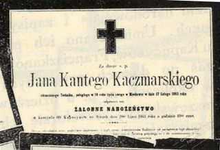 Zdjęcie powstańca styczniowego Jan Kanty Kaczmarski