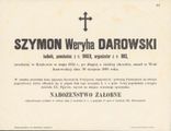 Darowski Szymon Weryha (1824 - 1899)