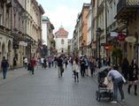 Kraków , mury obronne. Brama Floriańska .
