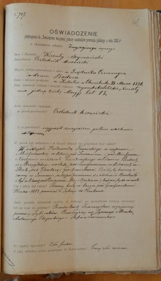 Zdjęcie powstańca styczniowego Wincenty (1) Szymański