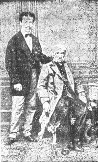 Abraham Gumplowicz z synem Teofilem