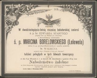 Zdjęcie powstańca styczniowego  Walis  vel Walisch 