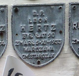 Zdjęcie powstańca styczniowego Leon Hertz