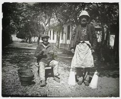 Berezowski na wygnaniu (po prawej)