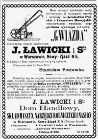 Ogłoszenie o dystrybucji pługa Postawki