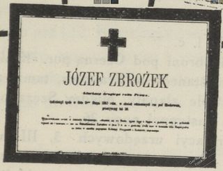 Zdjęcie powstańca styczniowego Józef Zbrożek