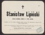 Lipiński Stanisław ( 1840 - 1883)