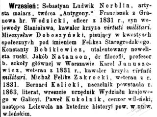 Zdjęcie powstańca styczniowego Bernard Kalicki