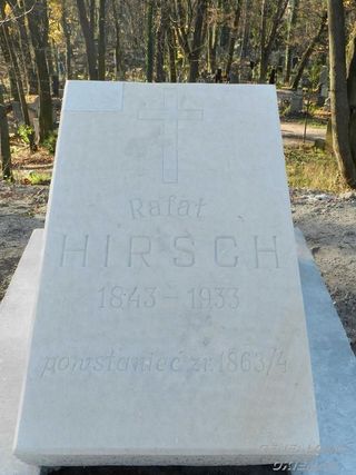 Zdjęcie powstańca styczniowego Rafał Hirsch