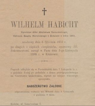 Zdjęcie powstańca styczniowego Wilhelm Habicht 