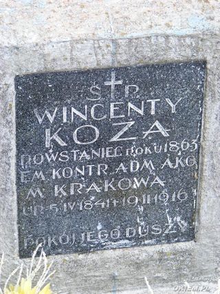 Zdjęcie powstańca styczniowego Wincenty Koza