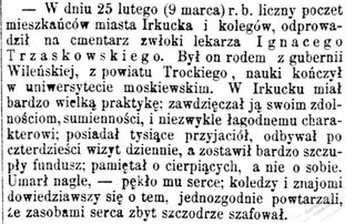 Zdjęcie powstańca styczniowego Ignacy Karol Trzaskowski