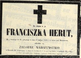 Zdjęcie powstańca styczniowego Franz Heruth