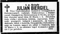 Biergiel Julian, ks.