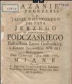 Podczaski Jerzy  (ok. 1705 - 1771) 