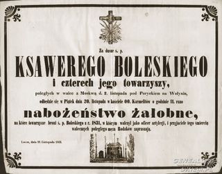 Zdjęcie powstańca styczniowego Ksawery Bolewski